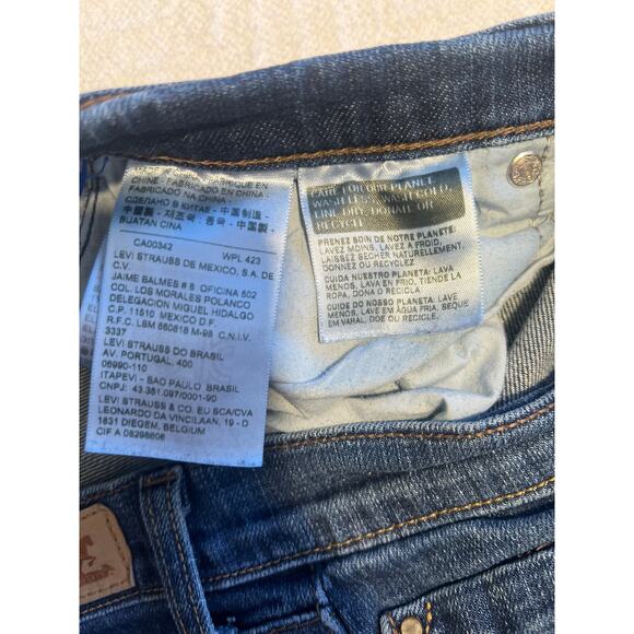 Levi’s Women’s 505 Straight Leg Blue Denim Jeans – Size 31x30 - Picture 6 of 8